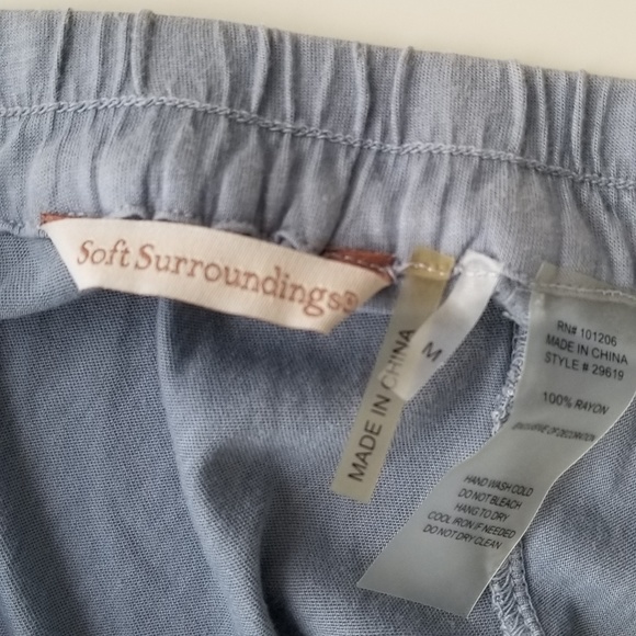 Soft surroundings pale blue maxi skirt - Picture 4 of 4